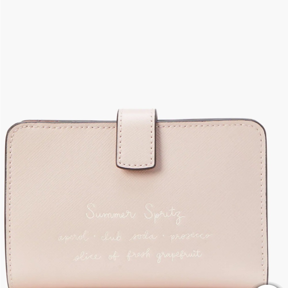 Last One! NWT Kate Spade Grapefruit Tini Embellished Compact Wallet - Picture 5 of 7